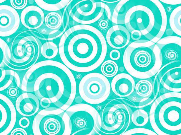 aqua wallpaper. Aqua Retro Circles