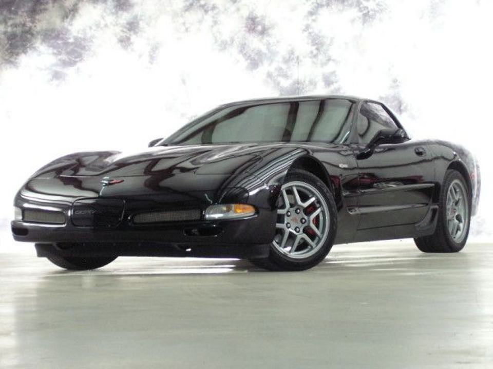 Black Chevy Corvette Sports Car