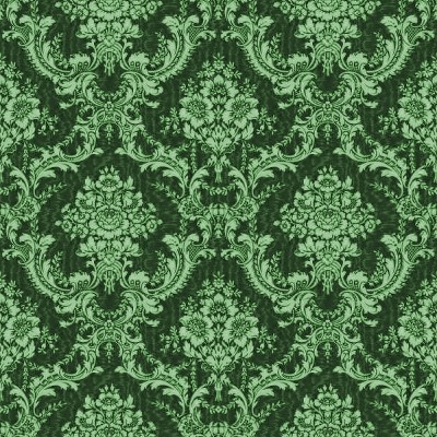 Green Wallpaper on Forest Green Ornate Floral Wallpaper Tileable