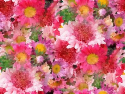 painting pictures of flowers. Pink Flowers Seamless Painting