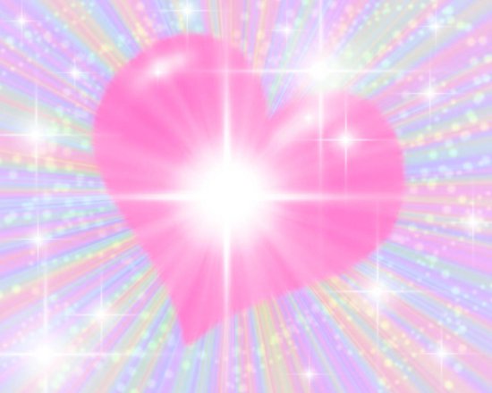 Pink Starburst Heart