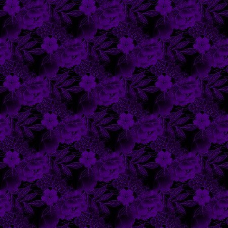 Purple and black floral background
