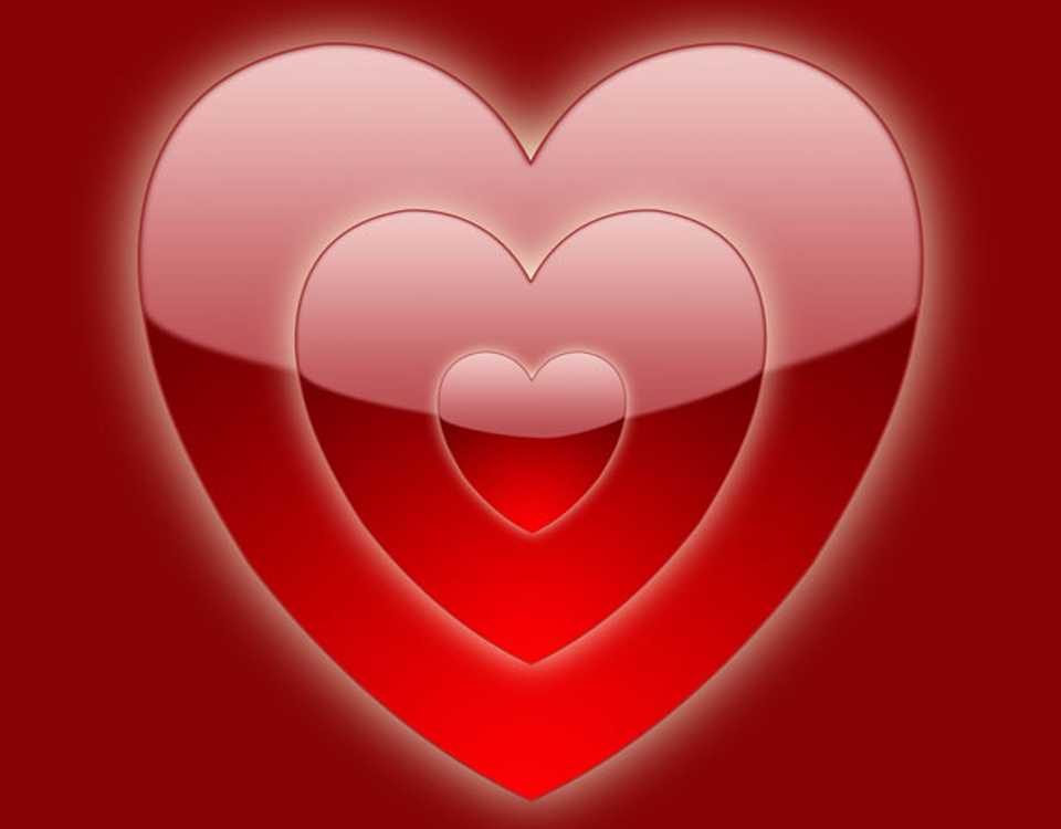 Shiney Red Heart red love heart background. Shiney Red Heart