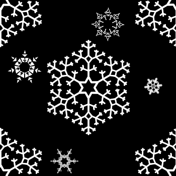 black and white background pictures. Snowflakes On Black