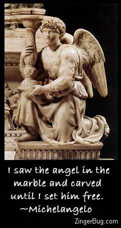 Another Angels image: (michelangelo_angel) for MySpace from ZingerBug