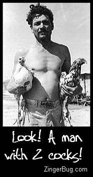 Another funny image: (man_with_two_cocks) for MySpace from ZingerBug
