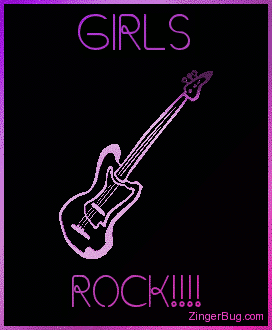 Another girly image: (girls_rock_3d_guitar) for MySpace from ZingerBug