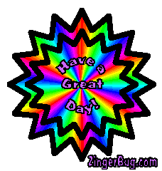 HAVE A WONDERFUL DAY IN GLITTER 