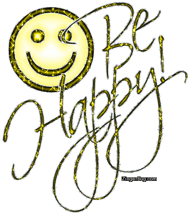 Click to get the codes for this image. Be Happy Yellow Glitter Smile, Be Happy, Smile, Popular Favorites Graphic Comment and Codes for MySpace, Friendster, Orkut, Piczo, Xanga or any other website or blog.