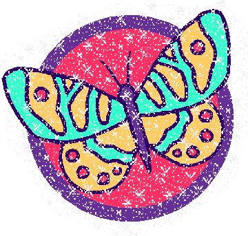 glitter graphics butterflies