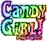 Candy Girl! Rainbow Glitter graphic