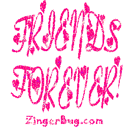 Click to get the codes for this image. Friends Forever Pink Glitter Text Graphic, Friendship Graphic Comment and Codes for MySpace, Friendster, Orkut, Piczo, Xanga or any other website or blog.