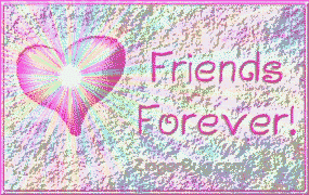 friends forever glitter