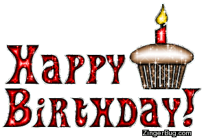Click to get the codes for this image. Happy Birthday Glittered Chocolate Cupcake, Happy Birthday, Happy Birthday, Birthday Glitter Text, Birthday Cakes Graphic Comment and Codes for MySpace, Friendster, Orkut, Piczo, Xanga or any other website or blog.