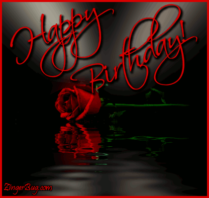 Birthday Flowers Glitter Graphics, Comments, GIFs, Memes and Greetings