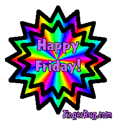 have a happy friday in glitter 
