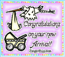 Click to get the codes for this image. Congratulations on your New Arrival Plaque Purple Glitter Graphic, Baby Comments Birth Announcements, Congratulations Graphic Comment and Codes for MySpace, Friendster, Orkut, Piczo, Xanga or any other website or blog.