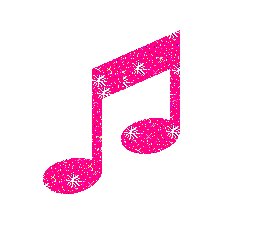 Image result for pink sparkly music note