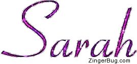 sarah name text glitter pink zingerbug graphics graphic gif
