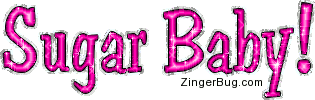 Sugar Baby Pink Glitter text