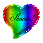 Click to get the codes for this image. Thanks Rainbow Heart Glitter Graphic, Thanks, Hearts Graphic Comment and Codes for MySpace, Friendster, Orkut, Piczo, Xanga or any other website or blog.