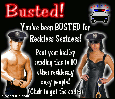 Click here to browse all of our MySpace Chain Letters. These comments These comments are just good clean fun. NO threats, money or other questionable stuff! This glitter graphic features 2 sexy cops and read: Busted! You've been busted for reckless sexiness!