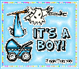 Click here to visit our entire collection of MySpace Baby Comments. Welcome your new arrival or say congrats with these baby comments and birth announcements. This glitter graphic features a stork dropping a bundle into a stroller with the comment: It's a Boy!