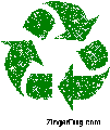 click here to browse more glittered recycling arrows for MySpace