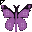 Click to get this Cursor. Mauve Butterfly Cursor, Bugs Butterflies Custom Cursor for Internet or Windows