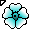 Click to get this Cursor. Light Blue and White Flower Cursor, Flowers Custom Cursor for Internet or Windows