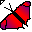 Click to get this Cursor. Red Butterfly Cursor, Bugs Butterflies Custom Cursor for Internet or Windows