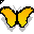 Click to get this Cursor. Yellow Butterfly Cursor, Bugs  Butterflies Custom Cursor for Internet or Windows