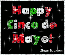 Another CincoDeMayo image: (cinco_de_mayo_stars1) for MySpace from ZingerBug.com