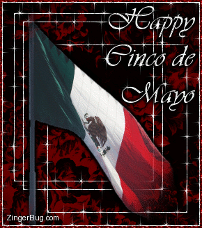 Another CincoDeMayo image: (happy_cinco_de_mayo_artsy_flag) for MySpace from ZingerBug.com
