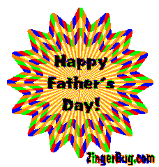 Another FathersDay image: (fathers_day_psychedelic_starburst) for MySpace from ZingerBug.com