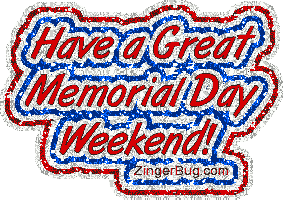 Another MemorialDay image: (memorial_day_weekend_glitter) for MySpace from ZingerBug.com