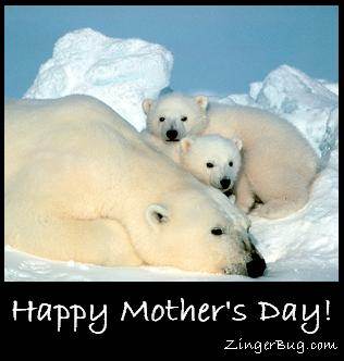 Another MothersDay image: (mothers_day_polar_bears) for MySpace from ZingerBug.com