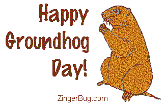 Click to get the codes for this image. Happy Groundhog Day!