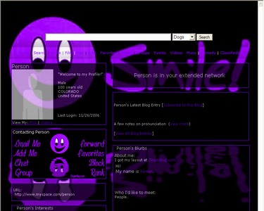 myspace smiley faces