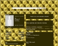 Click for MySpace layouts featuring square and diamond shaped patterns. This layout features a quilted gold diamond pattern.