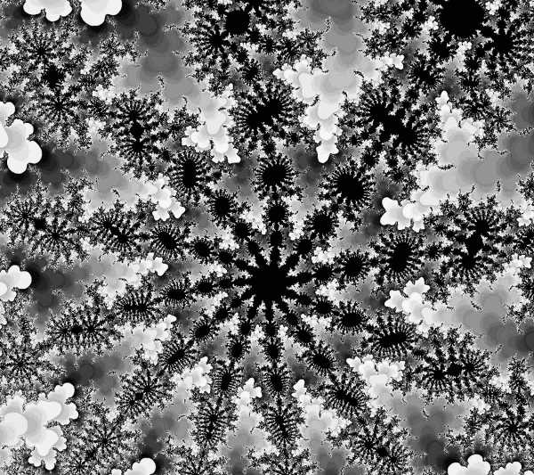 Click to get the codes for this image. Black And White Mandelbrot Fractal Background 1800x1600, Fractals and Fractal Patterns, Colors  Black and White, Colors  Grey and Monochrome, Stars and Starbursts Background, wallpaper or texture for Blogger, Wordpress, or any phone, desktop or blog.