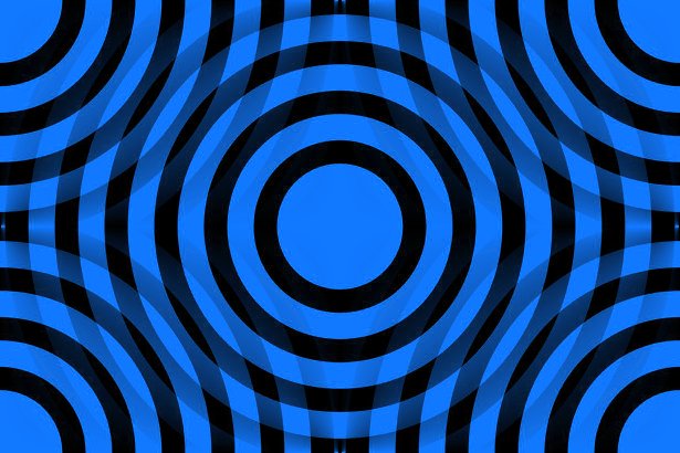 Click to get the codes for this image. Blue And Black Interlocking Concentric Circles, Patterns  Circles and Polkadots, Colors  Blue Background, wallpaper or texture for Blogger, Wordpress, or any phone, desktop or blog.