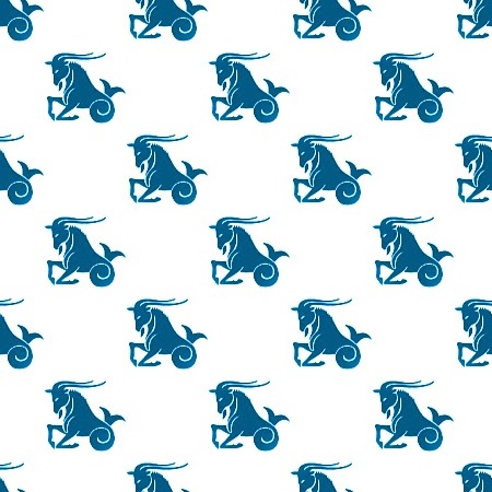 Click to get the codes for this image. Blue Capricorn Astrology On White, Astrology  Zodiac Symbols Background, wallpaper or texture for, Blogger, Wordpress, or any web page, blog, desktop or phone.