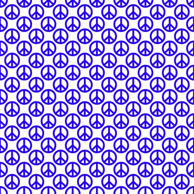 Click to get the codes for this image. Blue Peace Signs On White Background Seamless, Peace Signs, Colors  Blue Background, wallpaper or texture for Blogger, Wordpress, or any phone, desktop or blog.