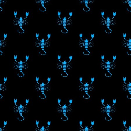Click to get the codes for this image. Blue Scorpio Astrology On Black, Astrology  Zodiac Symbols Background, wallpaper or texture for, Blogger, Wordpress, or any web page, blog, desktop or phone.