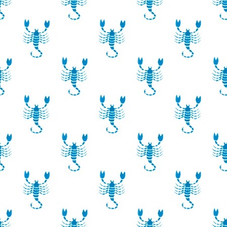 Click to get the codes for this image. Blue Scorpio Astrology On White, Astrology  Zodiac Symbols Background, wallpaper or texture for, Blogger, Wordpress, or any web page, blog, desktop or phone.