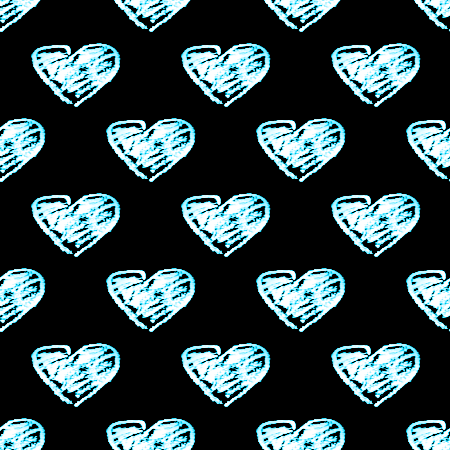 Click to get the codes for this image. Blue Scribble Hearts On Black, Hearts, Colors  Blue Background, wallpaper or texture for, Blogger, Wordpress, or any web page, blog, desktop or phone.