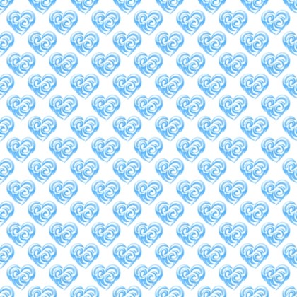 Click to get the codes for this image. Blue Swirley Hearts On White, Hearts, Colors  Blue Background, wallpaper or texture for, Blogger, Wordpress, or any web page, blog, desktop or phone.