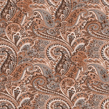 Click to get the codes for this image. Brown Paisley Pattern Background Seamless, Cloth Patterns, Paisleys, Colors  Brown Background, wallpaper or texture for Blogger, Wordpress, or any phone, desktop or blog.