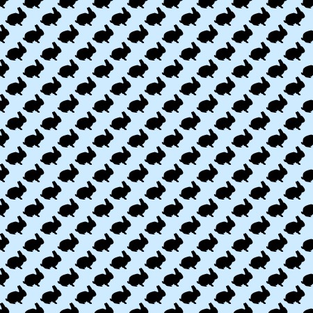 Click to get the codes for this image. Bunny Silhouettes On Baby Blue Background Seamless, Animals, Holidays  Easter, Colors  Blue Background, wallpaper or texture for Blogger, Wordpress, or any phone, desktop or blog.